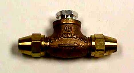 12420 FUSIBLE CHECK VALVE 3/8&quot; flare