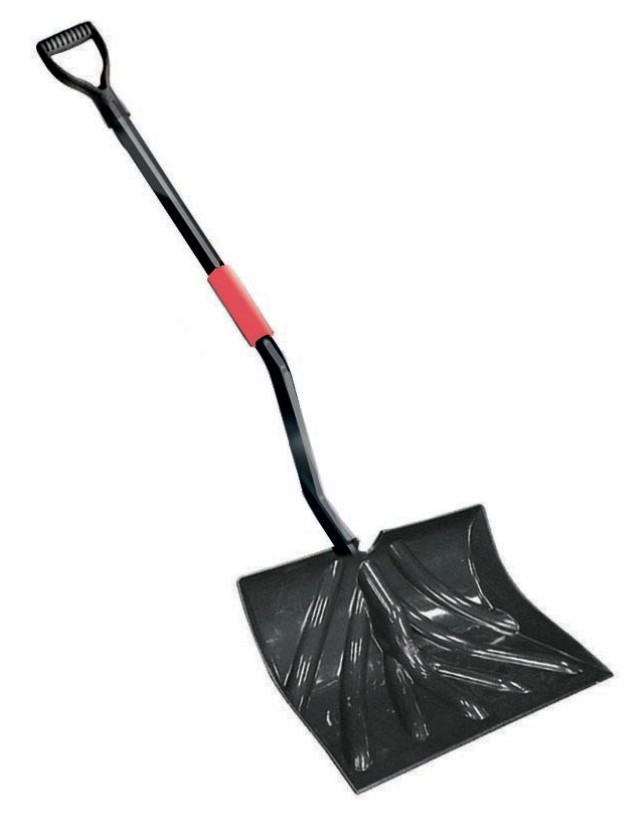 SNOW SHOVEL w/back-reliever handle