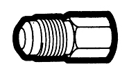 BRASS ADAPTER 1/2&quot; od flare x 1/2&quot; fpt