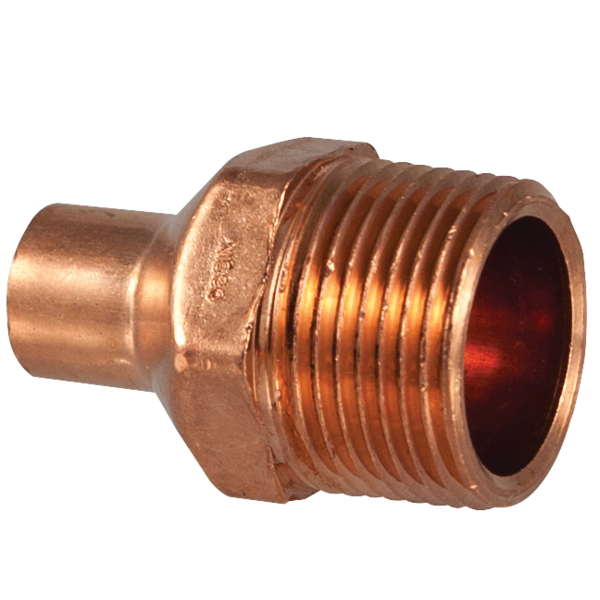 COPPER ADAPTER 1&quot; c x 1-1/2&quot; mpt