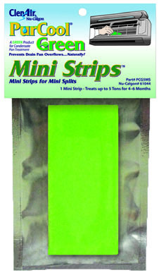 61044 Nu-Calgon PurCool Green Mini Strip condensate pan
